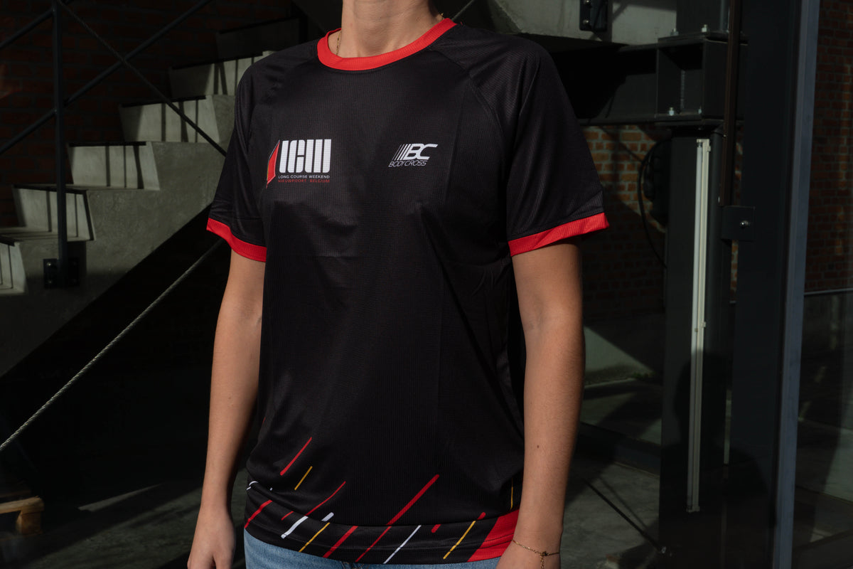 Tech t-shirt Belgium 2022 - Strepen