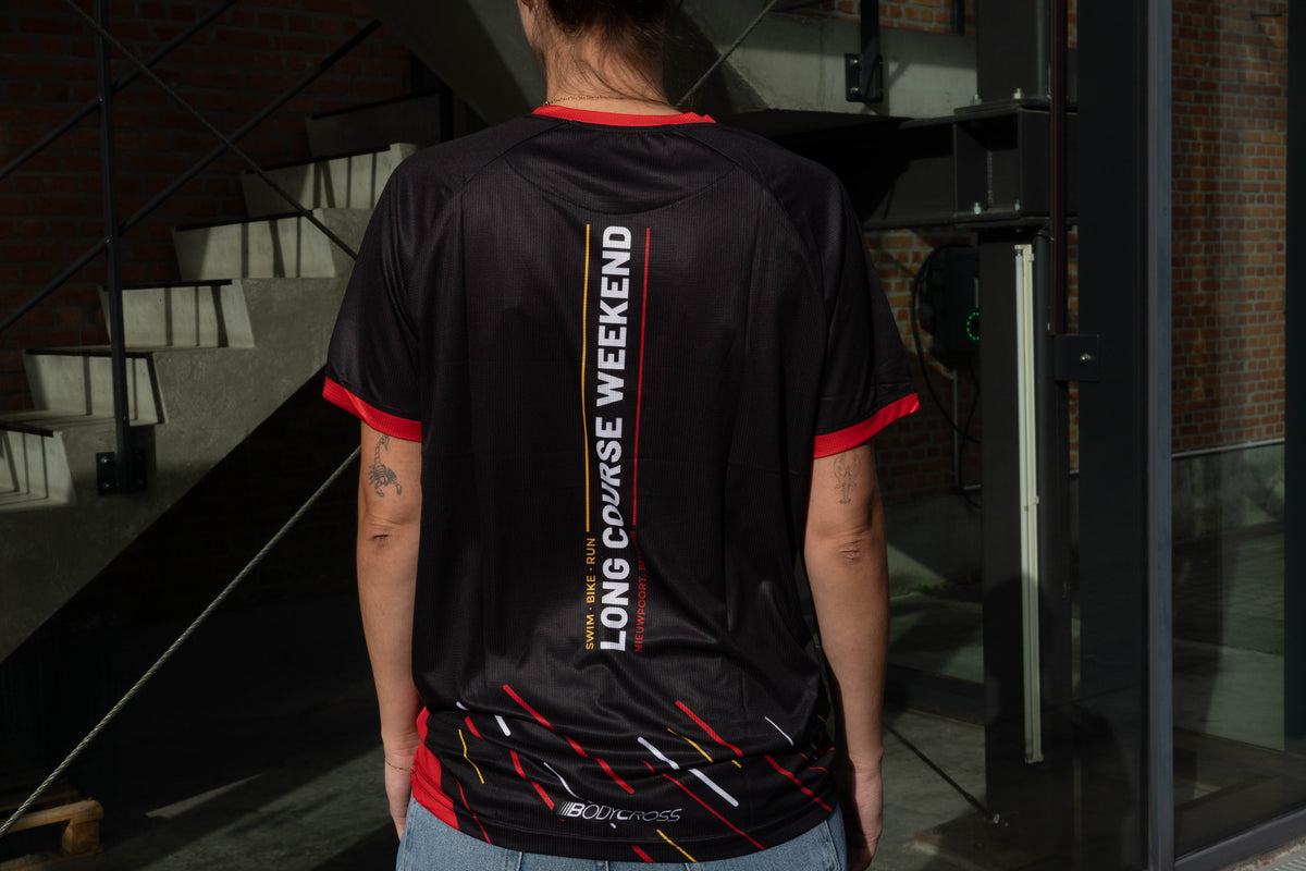 Tech t-shirt Belgium 2022 - Strepen