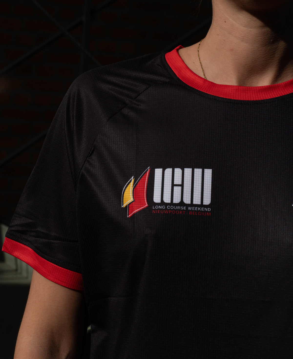 Tech t-shirt Belgium 2022 - Strepen