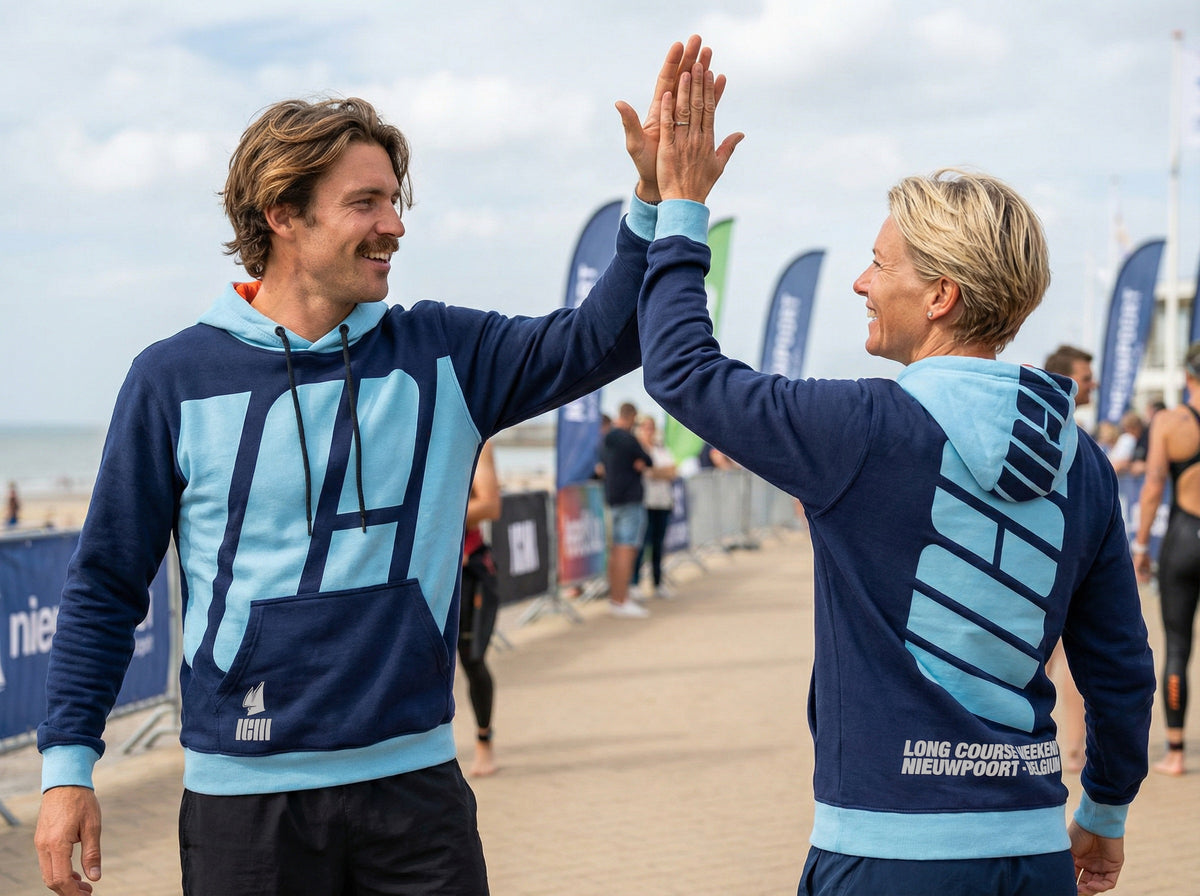 Hoodie blauw - Belgium 2026